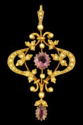 A late Victorian 15ct gold mou
