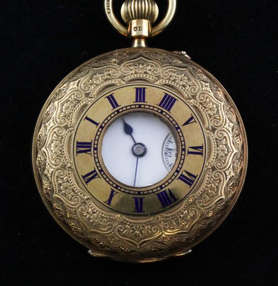 A late Victorian 18ct gold half