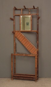 A late Victorian bamboo hallst