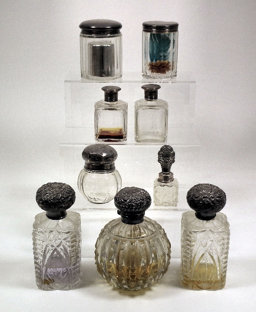 A late Victorian cut-glass