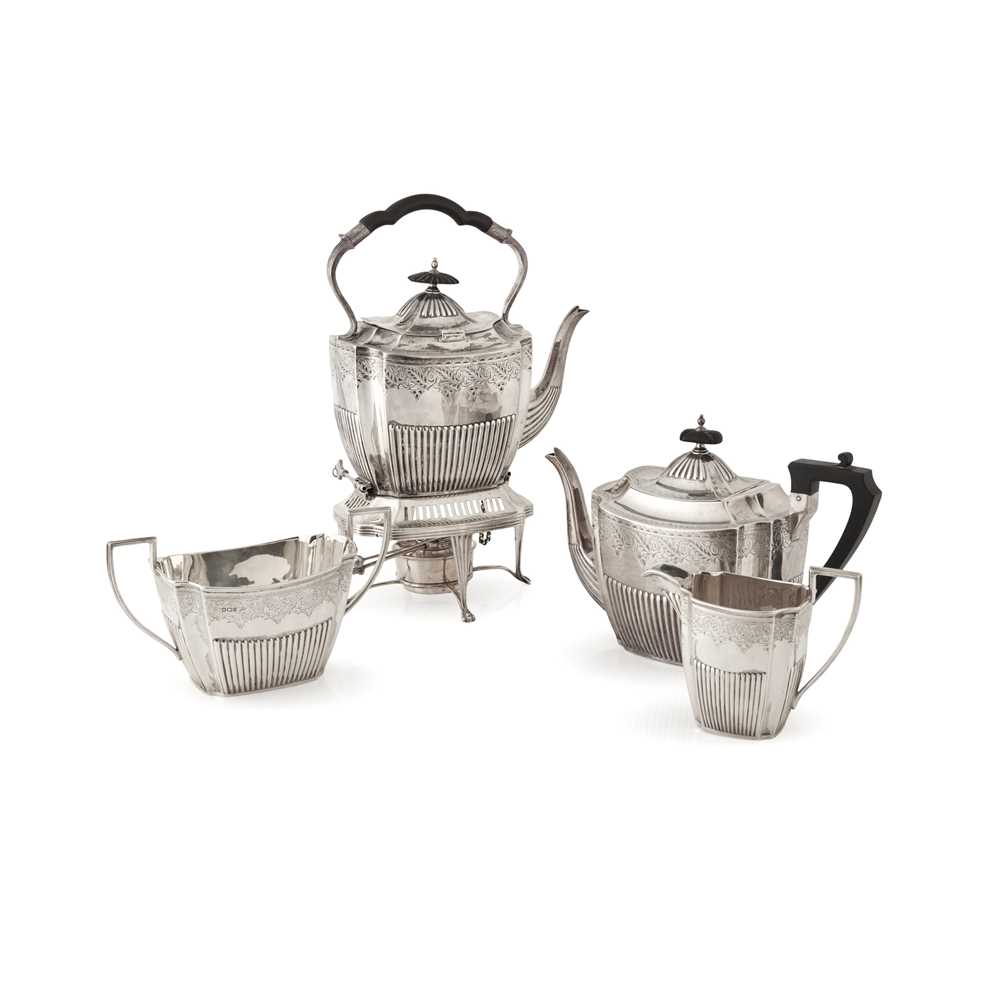 A LATE VICTORIAN FOUR-PIECE