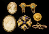 A late Victorian gold coloured