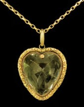 A late Victorian gold coloured