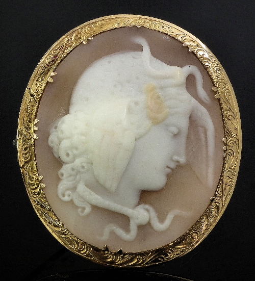 A late Victorian gold coloured