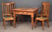 A late Victorian pitch pine dr