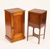 A late Victorian pitch pine be
