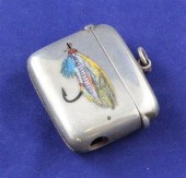 A late Victorian silver and en