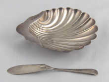A late Victorian silver butter