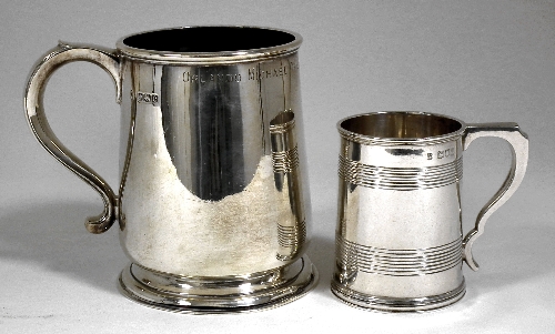 A late Victorian silver christening