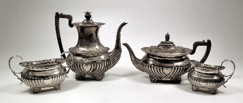 A late Victorian silver four