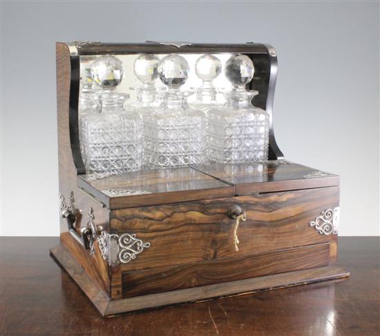 A late Victorian silver mounted