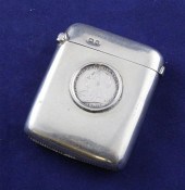 A late Victorian silver vesta