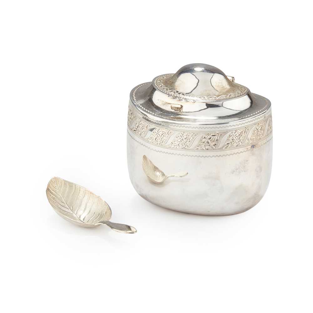 A LATE VICTORIAN TEA CADDY MARTIN