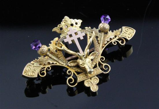 A late Victorian two colour gold