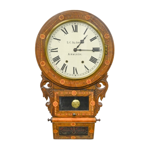 A late Victorian walnut and