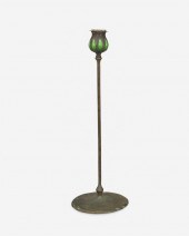 A L.C. TIFFANY BRONZE AND BLOW