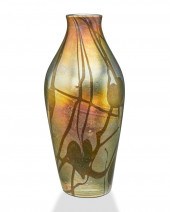 A L.C. TIFFANY FAVRILE GLASS L