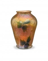 A L.C. TIFFANY FAVRILE GLASS L