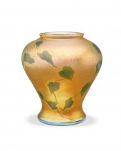 A L.C. TIFFANY FAVRILE GLASS L