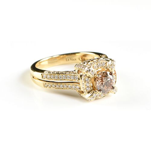 A LE VIAN 18K YELLOW GOLD,