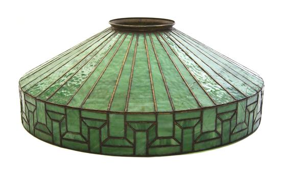 *A Leaded Glass Lamp Shade possibly