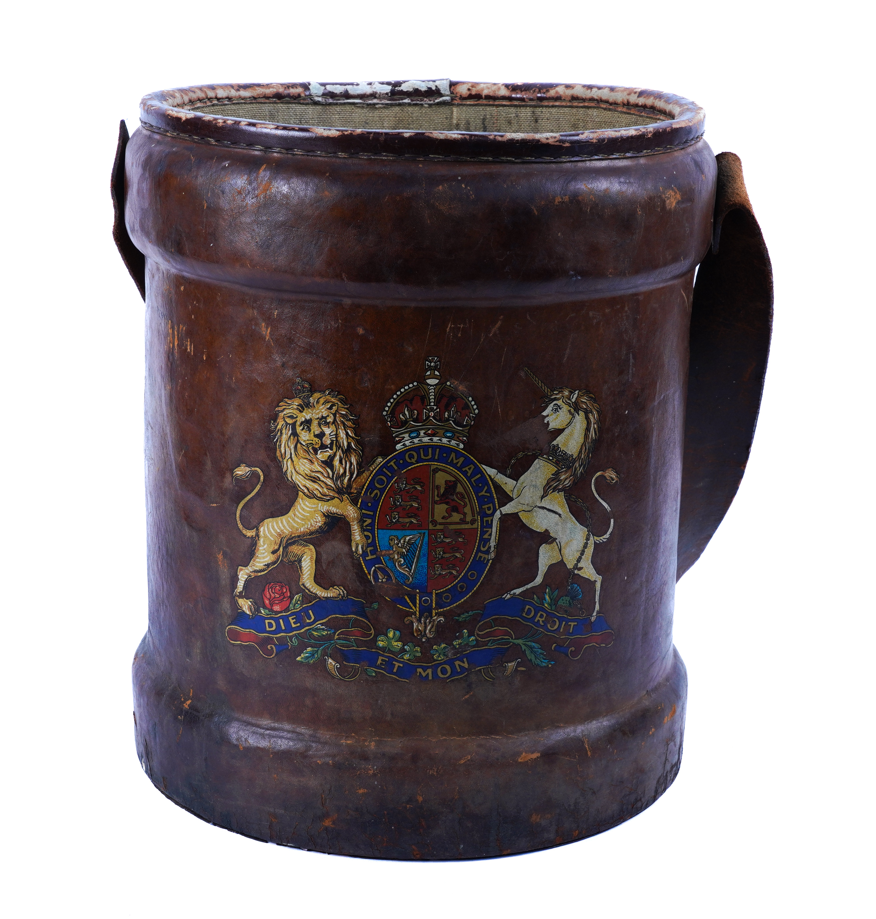 A LEATHER AMMUNITION CARRIER WITH