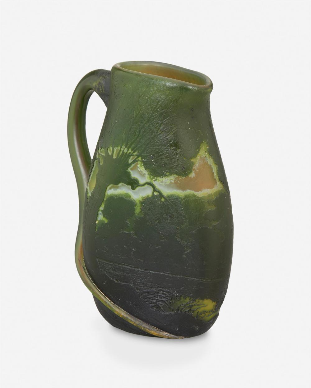 A LEGRAS CAMEO GLASS LANDSCAPE