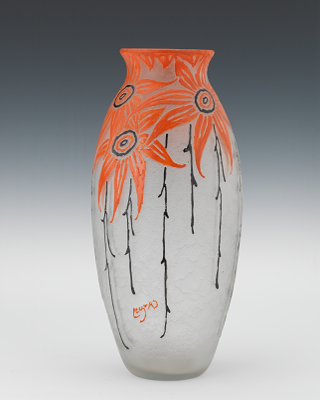 A Legras Cameo Glass Vase
