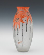 A Legras Cameo Glass Vase Text