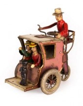 A Lehmann Lila Hansom cab with