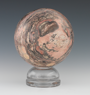 A Leopard Skin Jasper Sphere