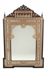 A LEVANTINE SHELL INLAID HARDW