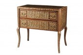 A LEVANTINE SHELL INLAID HARDW