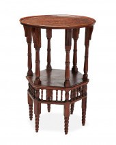 A LEVATINE INLAID WOOD OCCASIO