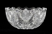 A Libbey Cut Glass Bowl Americ