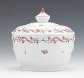 A Lidded Porcelain Sugar Bowl