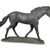 A Life-Size Bronze Model of Se