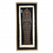 A LIFE-SIZE PAINTING ON PAPYRU