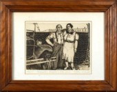 A limited edition etching depi