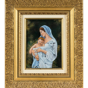 A Limoges Enamel Plaque After