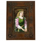A LIMOGES 'JEWELED' ENAMEL ON