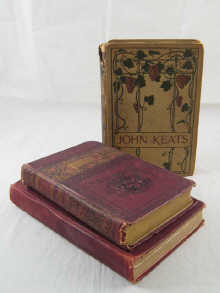 A linen bound book of poems by John