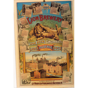 A Lion Brewery Printed