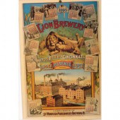 A Lion Brewery Printed Adverti