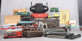 A Lionel train set of about 19