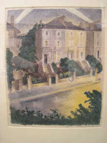 A lithograph ''Searchlights''