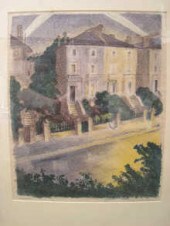 A lithograph ''Searchlights''