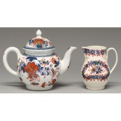 A Liverpool teapot and cover,