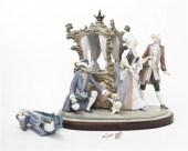 A Lladro Porcelain Figural Gro