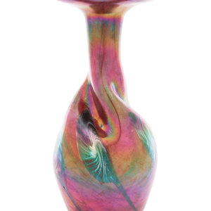 A Loetz Glass Vase, Attributed to